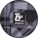 Throttle Threads 長袖フランネル シャツ - グレー/ブラック M TT636S68GYMR Throttle Threads Long-Sleeve Flannel Shirt - Gray/Black Medium TT636S68GYMR