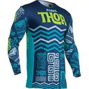 ソー プライム アロハ ジャージ - ネイビー/アクア - M 2910-7894 Thor Prime Aloha Jersey - Navy/Aqua - ...