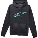 Alpinestars Ageless II ジップ パーカー - チャコール/ターコイズ - M 1038530521976M Alpinestars Ageless II Zip Hoodie - Charcoal/Turquoise - Medium 1038530521976M