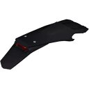 UFO プラスチック エンデューロ リア フェンダー ライト付き - ブラック HU03398001 UFO Plastics Enduro Rear Fender with Light - Black HU03398001