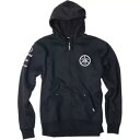Factory Effex ヤマハ音叉ジップアップ パーカー - ブラック - L 16-88254 Factory Effex Yamaha Tuning Fork Zip-Up Hoodie - Black - Large 16-88254
