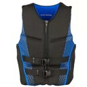 West Marine フレックスバック ネオプレン ライフ ジャケット - ブラック/ブルー - L 19295716 West Marine Flexback Neoprene Life Jacket - Black/Blue - Large 19295716