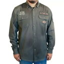 Kustom Kulture フライング アイボール 長袖シャツ - グレー - 4XL MG60133-4XL Kustom Kulture Flying Eyeball Long-Sleeve Shirt - Gray - 4XL MG60133-4XL