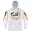 Icon Gixxer Johnny パーカー - ホワイト - 2XL 3050-6894 Icon Gixxer Johnny Hoodie - White - 2XL 3050-6894