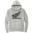 ホンダ ウイング パーカー - グレー/ブラック - 2XL NP21S-S3028-2X HONDA WING HOODIE - GRAY/BLACK - 2XL NP21S-S3028-2X