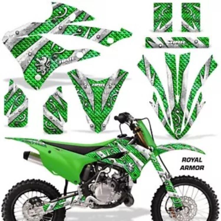 ダートバイク デカール グラフィック キット ステッカー Kawasaki KX85 & KX112- 22 -Up RARMR S G Dirt Bike Decal Graphics Kit Sticker For Kawasaki KX85 & KX112- 22 -Up RARMR S G