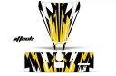 Can-Am コマンダー 800/1000 10-20 ATTACK Y 用フード & テールゲート グラフィック デカール Hood & Tailgate Graphics Decals for Can-Am Commander 800/1000 10-20 ATTACK Y