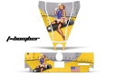 Can-Am コマンダー 800/1000 10-20 TBOMBER Y 用のフード & テールゲート グラフィック デカール Hood & Tailgate Graphics Decals for Can-Am Commander 800/1000 10-20 TBOMBER Y