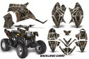 ATV デカール グラフィック ステッカー キット ポラリス アウトロー 90 110 2002-2020 バックランド迷彩用 ATV Decal Graphi...