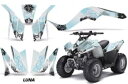 ATV グラフィックスキット クワッド デカール Kawasaki KFX50 KFX90 2007-2021 LUNA AQUA U ATV Graphics Kit Quad Decal For Kawasaki KFX50 KFX90 2007-2021 LUNA AQUA U