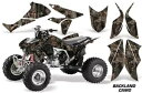 ATV グラフィックスデカールステッカーホンダ TRX450R 04-16 バックランドカモ ATV Graphics Decals Stickers For ...