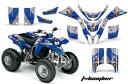 ヤマハ ブラスター 200 デカール グラフィック クワッド ATV キット 1988-2005 TBOMBER ブルー Yamaha Blaster 200 Decal Graphic Quad ATV Kit 1988-2005 TBOMBER BLU