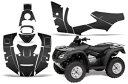 ATV デカール グラフィック キット クワッド ホンダ TRX680 リンコン 2006-2018 プリント CarbonLOOK ATV Decal Gra...