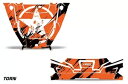UTV フードとテールゲート グラフィック デカール Polaris General 1000 16-18 TORN O 用 UTV Hood and Tailgate Graphics Decals For Polaris General 1000 16-18 TORN O