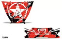 UTV フードとテールゲート グラフィック デカール Polaris General 1000 16-18 TORN R 用 UTV Hood and Tailgate Graphics Decals For Polaris General 1000 16-18 TORN R
