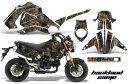 ダートバイクグラフィックキットデカールステッカーホンダ GROM 125 2013-2016 バックランドカモ Dirt Bike Graphics Kit D...
