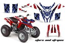 ヤマハ ブラスター 200 デカール グラフィック クワッド ATV キット 1988-2005 USA FLAG Yamaha Blaster 200 Decal Graphic Quad ATV Kit 1988-2005 USA FLAG