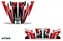 ポラリス一般 1000 16-18 ATTACK R 用 UTV フードとテールゲート グラフィック デカール UTV Hood and Tailgate Graphics Decals For Polaris General 1000 16-18 ATTACK R
