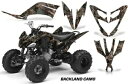 ATV デカール グラフィック キット クワッド ステッカー ヤマハ ラプター 250 2008-2014 バックランド迷彩用 ATV Decal Graphi...