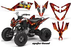 ATV デカール グラフィック キット クワッド ステッカー ラップ ヤマハ ラプター 250 2008-2014 モトレッド用 ATV Decal Graphic Kit Quad Sticker Wrap For Yamaha Raptor 250 2008-2014 MOTO RED