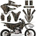 ダートバイク デカール グラフィックス W# ステッカー Kawasaki KX85 & KX112-22-Up BCKLND カム用 Dirt Bike De...