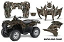ATV グラフィックスキットデカールステッカーホンダランチャー AT 420 2007-2013 バックランドカモ ATV Graphics Kit Decal...