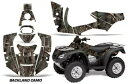 ATV デカール グラフィック キット クワッド ホンダ TRX680 リンコン 2006-2018 バックランド迷彩用 ATV Decal Graphics ...