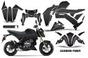 MX デカール グラフィック キット ダートバイク Kawasaki Z125 PRO 2017-2023 プリントカーボン MX Decal Graphic ...