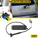 2 セット 15106857 シボレーシルバラードキャ??デラックリフトゲートテールゲートリリーススイッチ 2Set 15106857 For Chevrolet Silverado Cadillac Lift Gate Tailgate Release Switch