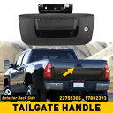 テールゲート ハンドル ベゼル キット ブラック キー付き 2007-2013 シボレー シルバラード 1500 Tailgate Handle Bezel Kit Black w/Key For 2007-2013 Chevrolet Silverado 1500