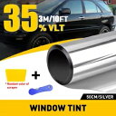 1/2 セット車ノーカットロールミラーウィンドウフィルムプライバシーティント太陽 UV 反射ヒートコン 1/2set Car Uncut Roll Mirror Window Film Privacy Tint Sun UV Reflective Heat Con