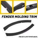 フロント左右バンパーエンドキャップフェンダーモールディングトリム 2013-2015 トヨタ RAV4 Front Left & Right Bumper En...