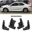 4 個マッドガードスプラッシュフラッププラスチック着用リアフロントフェンダートヨタカムリ用 4PCS Mud Guards Splash Flaps Plastic Wearing Rear Front Fender for Toyota Camry