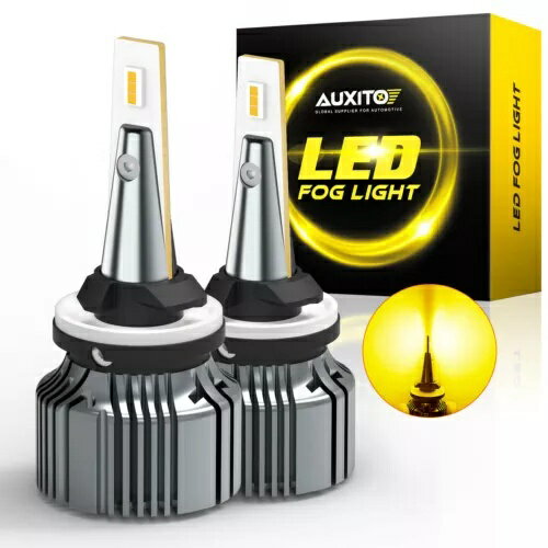 AUXITO 880 881 893 LED ե 3000K ǥ󥤥ŵ Ķ⵱ AUXITO 880 881 893 LED Fog Light 3000K Gloden Yellow Bulb Super Bright