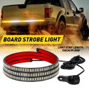 60 インチ トラック テールゲート ストロボ ライト ストリップ テール ライト バー アンバー ホワイト 60 inch Truck Tailgate Strobe Lights Strip Tail Light Bar Amber White