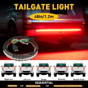 48インチ トラック テールゲート ライトバー LED シーケンシャル ストリップ ブレーキ リバース ターン シグナル ランプ 48" Truck Tailgate Light Bar LED Sequential Strip Brake Reverse Turn Signal Lamp