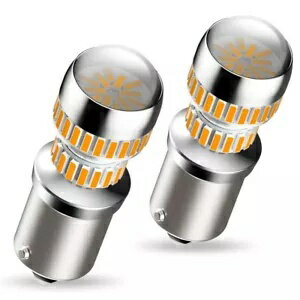AUXITO 1156 LED 󥷥ʥŵ Ķ⵱ 3000K CANBUS 顼ʤ 2x AUXITO 1156 LED TURN SIGNAL LIGHT BULBS SUPER BRIGHT 3000K CANBUS ERROR FREE 2x