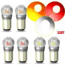 AUXITO 2X 1157 Bay15d LED 車のトラックのテールブレーキストップ電球白/赤/黄 AUXITO 2X 1157 Bay15d LED Ca...