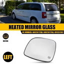 運転席側加熱ウイングガラスミラー 08-20 グランドキャラバン タウン&カントリーに適合 Driver Side Heated Wing Glass Mirr...