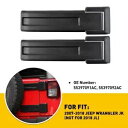 2x 上部下部テールゲートヒンジカバー ジープラングラー JK & アンリミテッド 2007-2017 用 2x Upper Lower Tail gate Hinge Cover For Jeep Wrangler JK & Unlimited 2007-2017