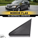 クライスラー タウン カントリー ダッジ グランド キャラバン 08-20 用左ミラー フラッグ アップリケ Left Mirror Flag Applique...