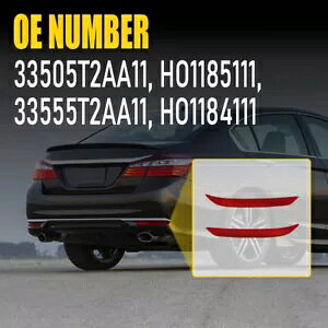 2016-2017 ホンダアコードリアバンパーリフレクターライトテールランプケース左 & 右 For 2016-2017 Honda Accord Rear Bumper Reflector Light Tail Lamp Case Left&Right