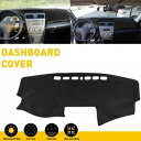 ダッシュマットマットダッシュボードカバーパッド車インテリアトヨタカムリ 2007-2011 黒 Dash Mat Mat Dashboard Cover Pad...