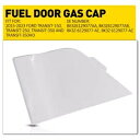 上部運転席側ガス燃料ドアカバーキャップ フォード 15-23 トランジット 150 250 350 HD用 Upper Driver Side Gas Fuel Door Cover Cap for Ford 15-23 Transit 150 250 350 HD(2)