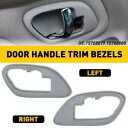 インテリア ドア ハンドル トリム ベゼル グレー ペア セット シボレー GMC キャデラック トラック用 Interior Door Handle Trim...