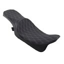 プレデター 2 アップ シート - ダブル ダイヤモンド - シルバー ステッチ - ソーラー レザー 0801-1271 Predator 2-Up Seat - Double DIamond - Silver Stitching - Solar Leather 0801-1271