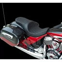 ロープロファイル ツーリング シート - ダブル ダイヤモンド - ブラック - ビニール 0810-2273 LOW PROFILE TOURING SEAT - DOUBLE DIAMOND - BLACK - VINYL 0810-2273