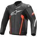 アルパインスターズ ファスター V2 エアフロー レザー ジャケット - ブラック/レッド - 52 3103521-1030-52 Alpinestars F...