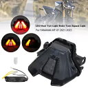 LED リアテールライトブレーキターンシグナルヤマハ MT-07 MT07 2021-2023 ブラック SA LED Rear Tail Light Brake Turn Signals For Yamaha MT-07 MT07 2021-2023 Black SA(2)