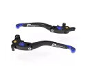 ブレーキ/クラッチ調整レバー Eco GP 2 ブラック ブルー Dbk Bmw R ナイン T レーサー 2017 2020 Brake / Clutch Adj Levers Eco Gp 2 Black Blue Dbk Bmw R Nine T Racer 2017 2020